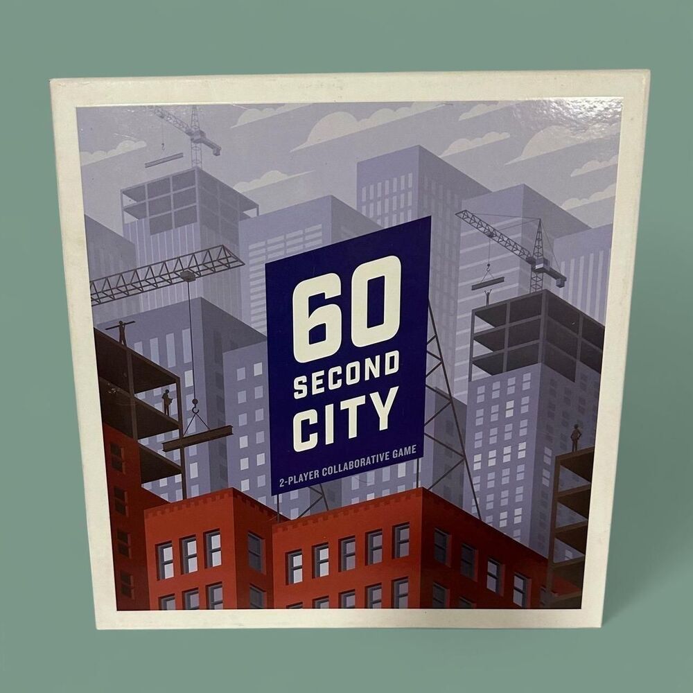 60 Second City Board Game - Brand New Sealed Two Player